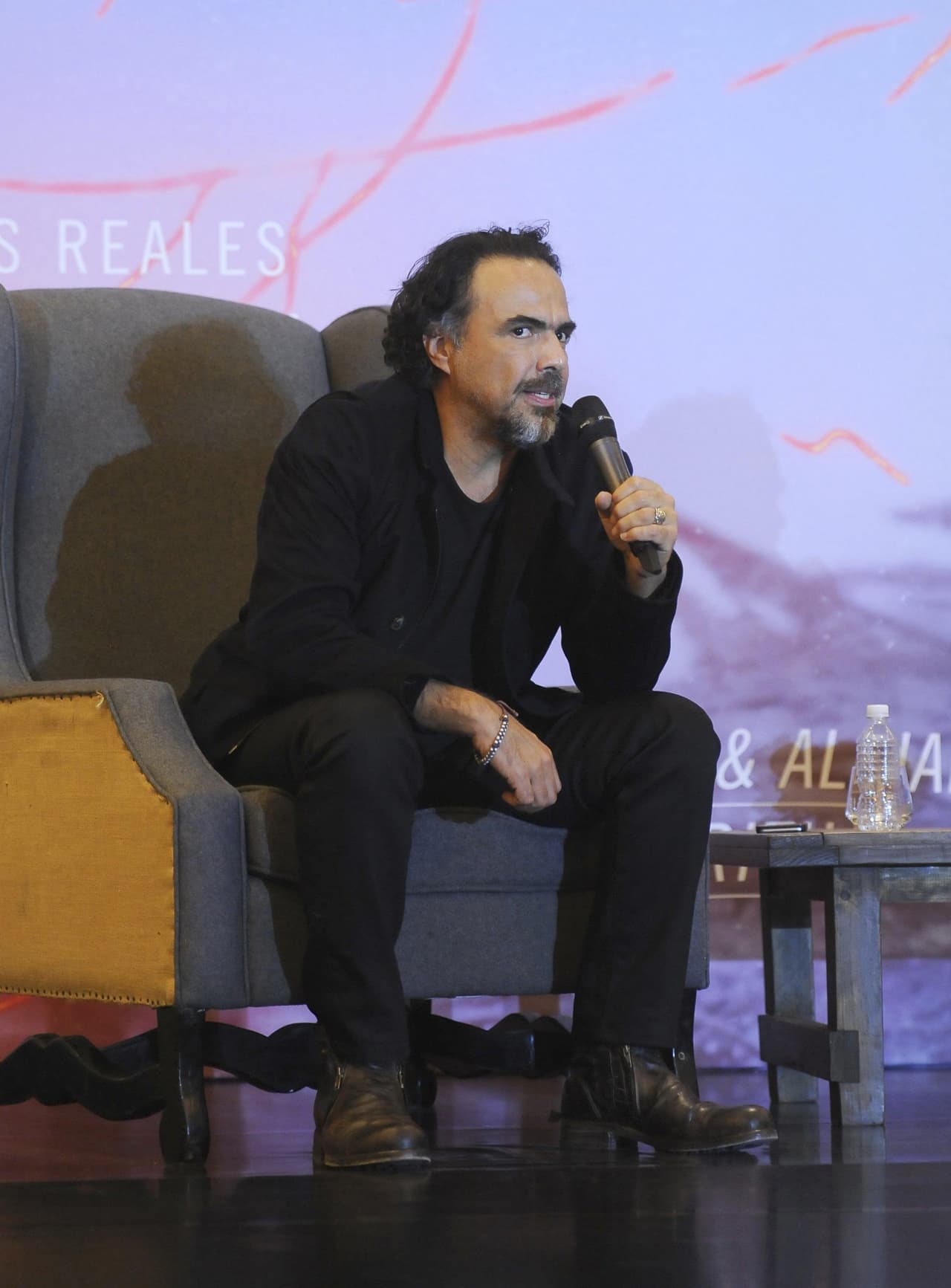 Y habló con la prensa del reto que representó para él esta película.