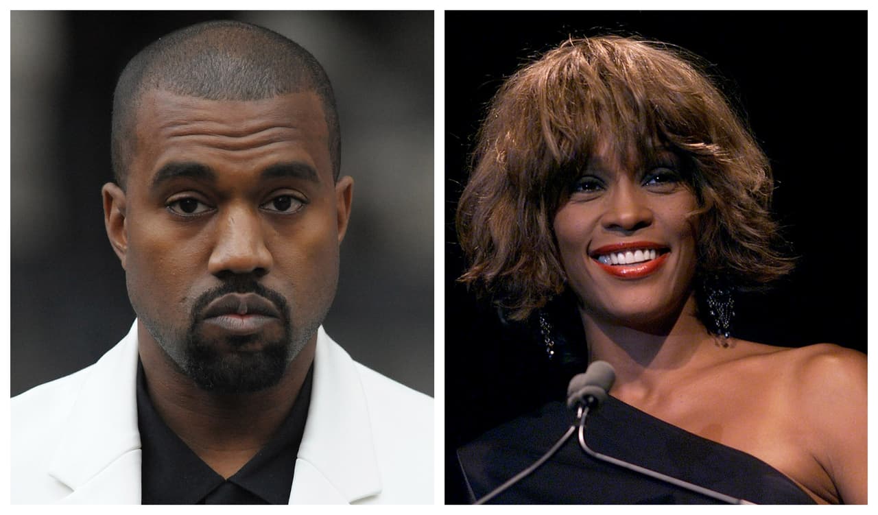Kanye West pagó 85,000 dólares por esta foto de Whitney Houston