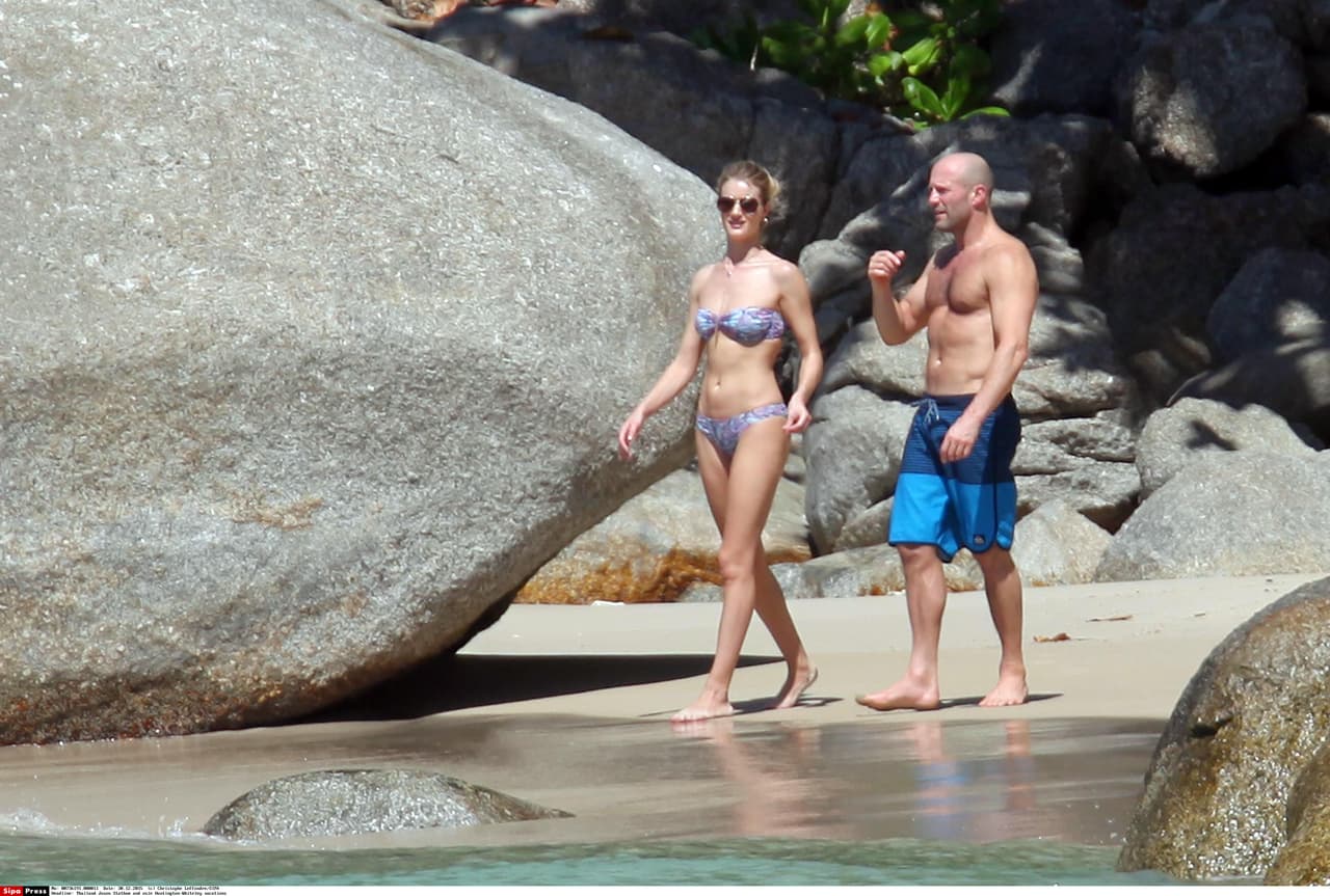 La pareja fue a pasar el fin de año a un destino tan exótico como hermoso.