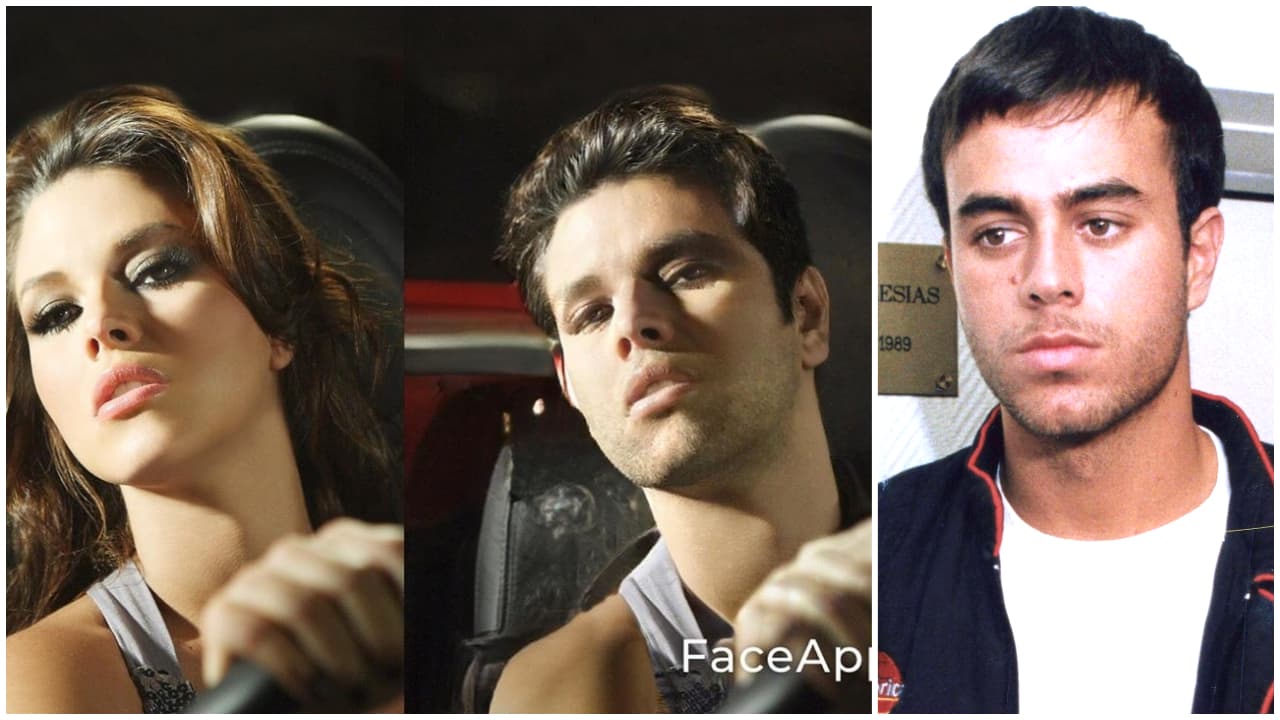 Por su parte, 
<b>Alicia Machado</b> compartió dos imágenes de su versión masculina. Según algunos de sus fans, en esta foto se parece a 
<b>Enrique Iglesias</b> a finales de la década de 1990, cuando comenzaba su carrera como cantante.