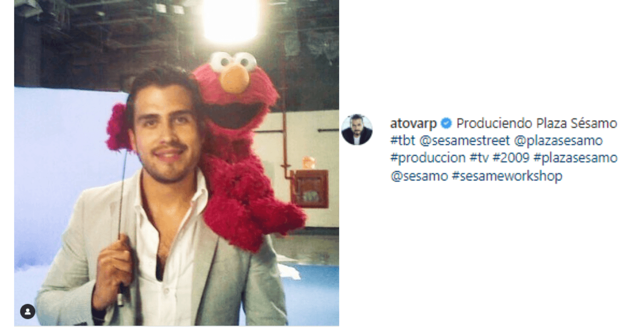 Andrés Tovar trabajó en 'Plaza Sésamo'