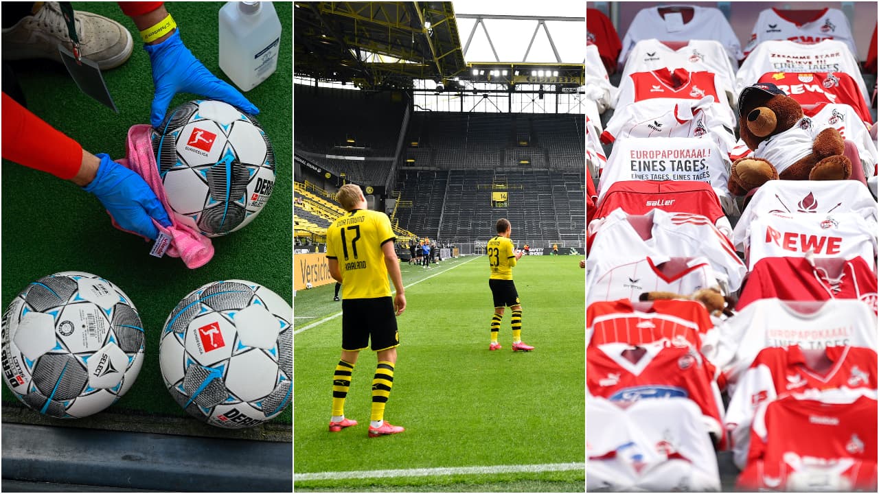 La Bundesliga, una de las cinco principales ligas del mundo, reanudó la actividad futbolística con todas las medidas preventivas necesarias para evitar contagios.