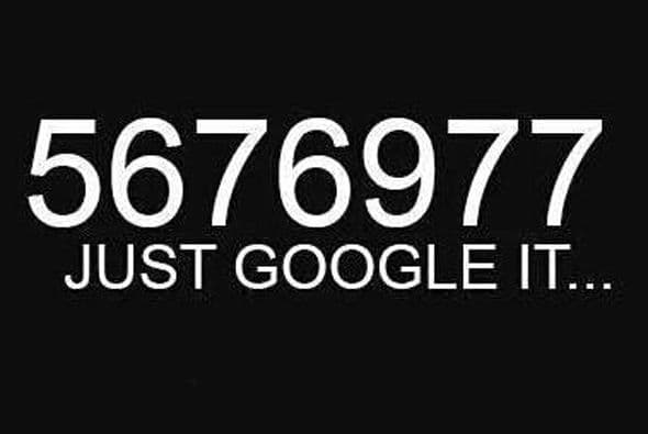 El número viral en Internet: "¿Quieres saber un secreto? Busca en Google el 5676977"