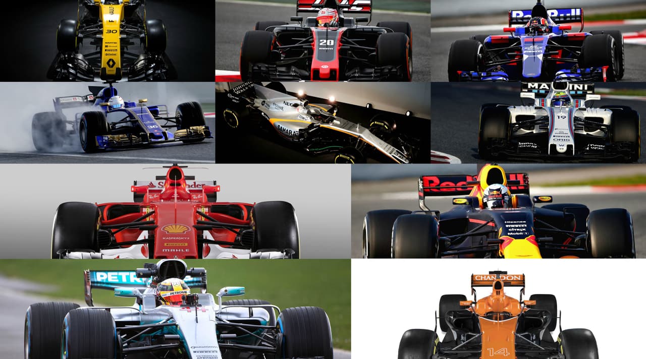 Conoce todos los monoplazas de la Fórmula 1 de 2017