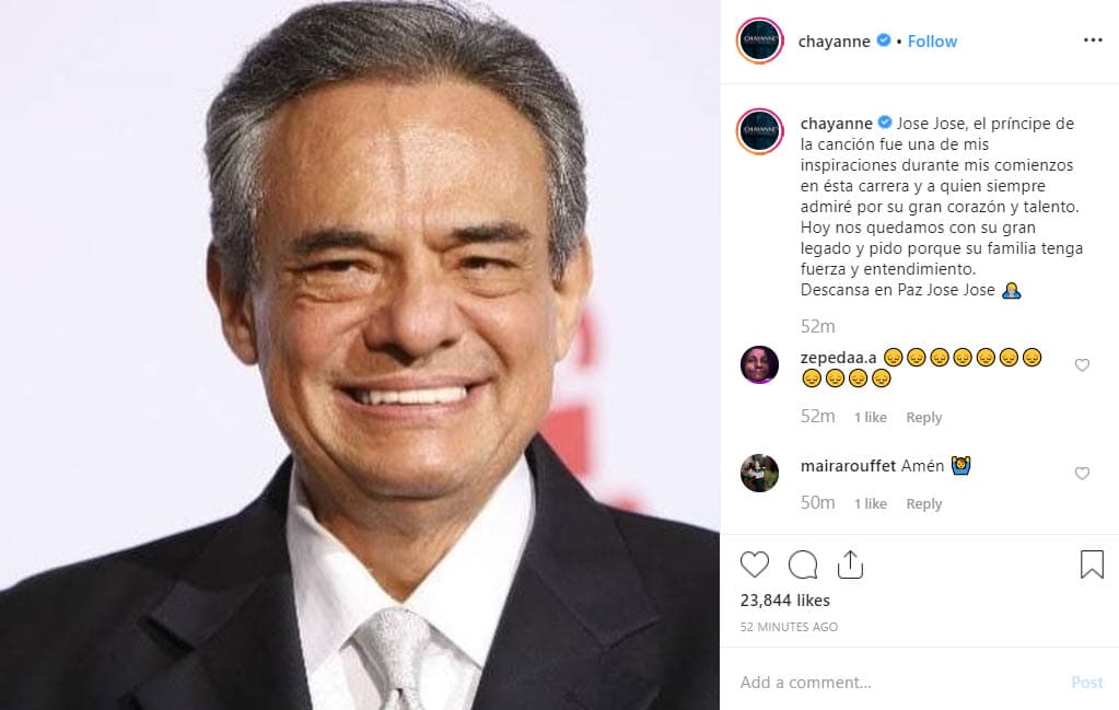 El cantante boricua Chayanne confesó que 'El príncipe de la canción' fue su inspiración.