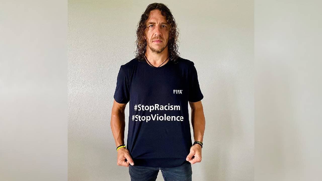 Puyol y más leyendas se manifestaron en redes sociales con las etiquetas #StopRacism y #StopViolence en respuesta a los acontecimientos de los últimos días.