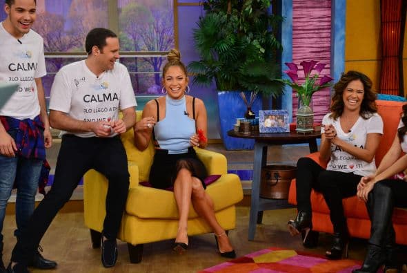 Pero de lo que JLo no tiene duda es que la pasó muy divertida en Despierta América.