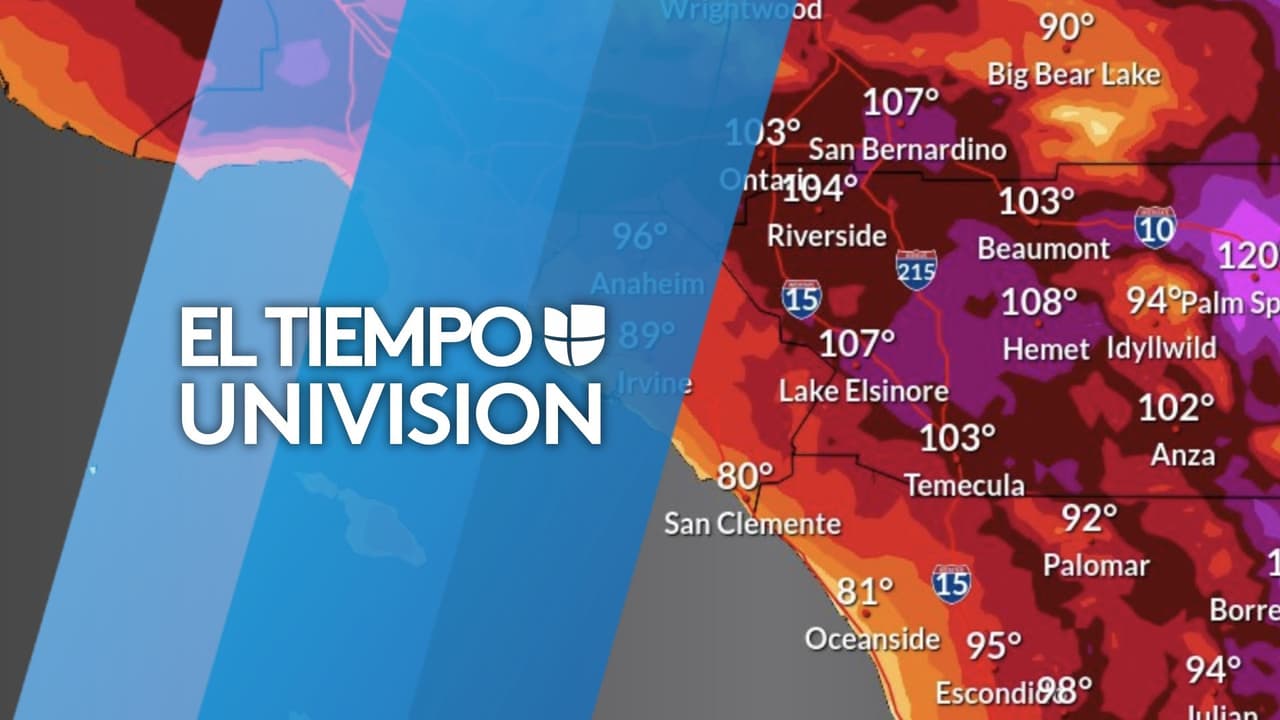Temperaturas sobre los 120 grados durante el pico de calor en el sur de California