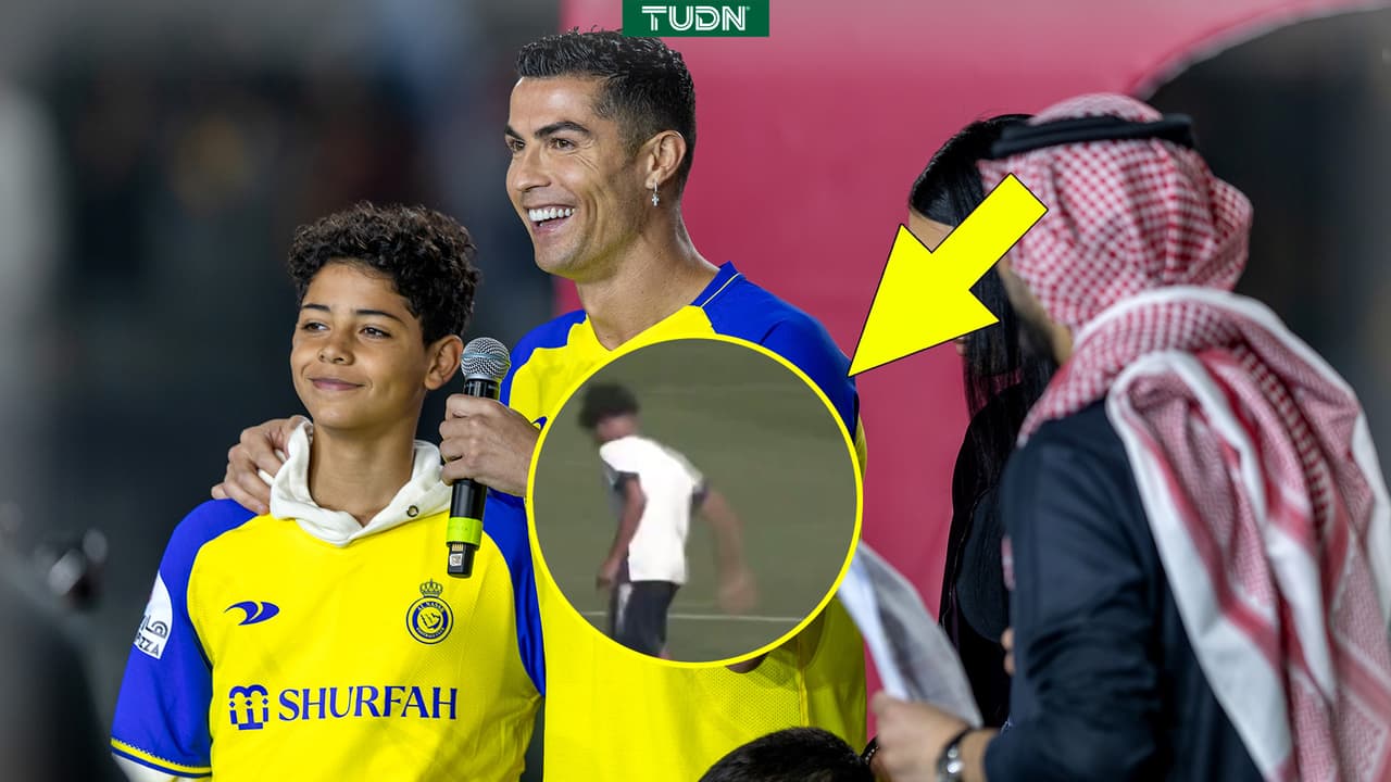 Hijo de CR7 entrena por primera vez con Portugal 