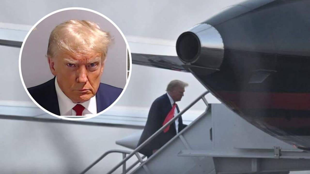 "No se siente cómodo": Donald Trump publica foto policial tras entregarse en caso de interferencia electoral en Georgia