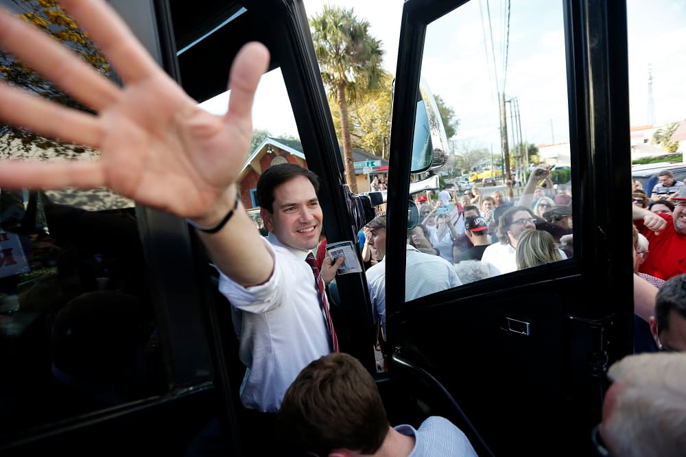 El candidato de las mil caras: las contradicciones que han minado la campaña de Rubio