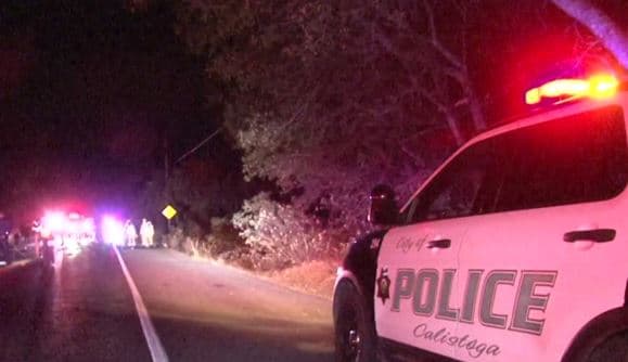 Accidente de frente sobre la autopista 29 en Calistoga deja a dos personas sin vida 