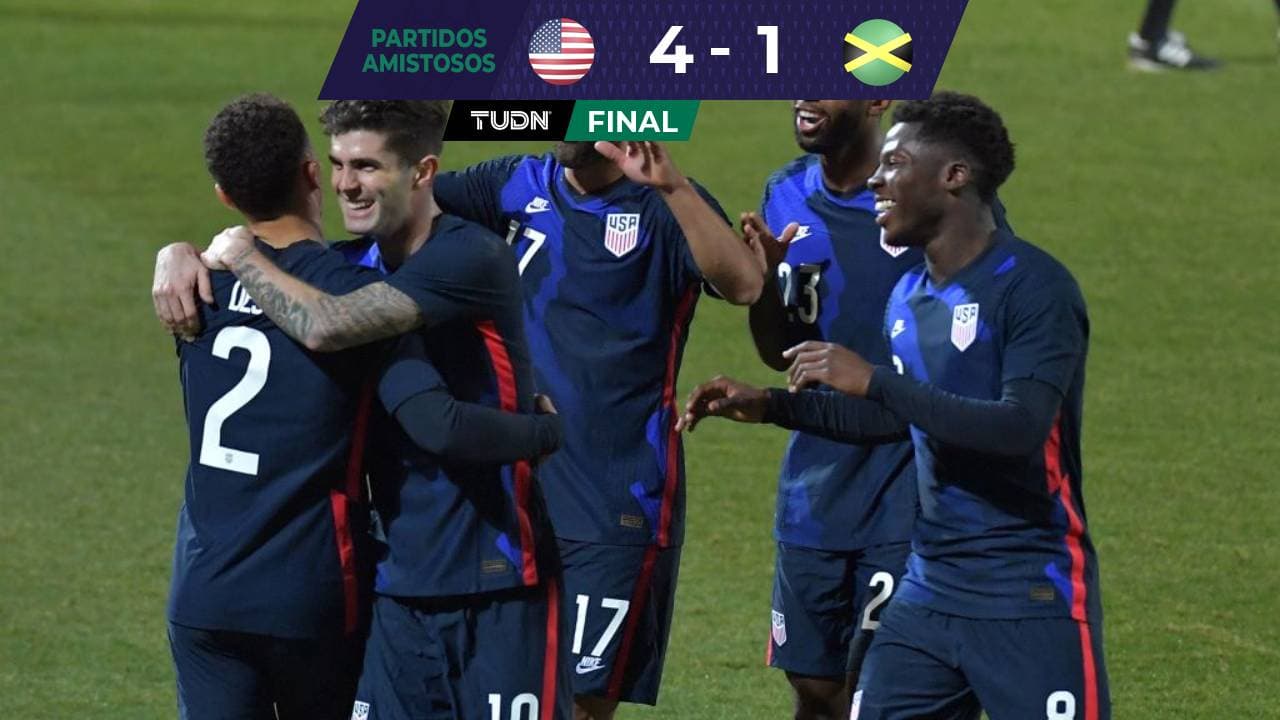 En amistoso, Estados Unidos goleó y gustó ante Jamaica