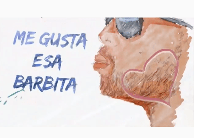 Y 10 millones de personas vieron el video en el que aparecen ella y el futbolista convertidos en dibujos animados. 
<br>