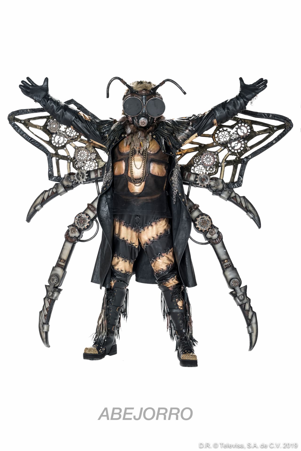 Para el segundo show, el personaje de Abejorro tuvo que despedirse.