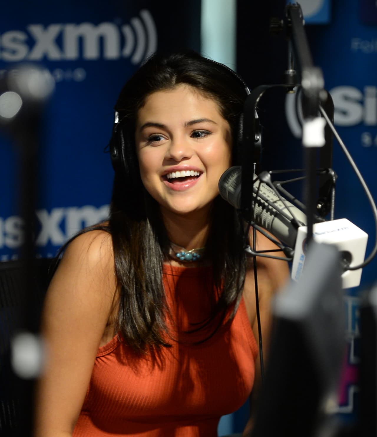 Se mostró más sonriente cuando estaba en plena entrevista.