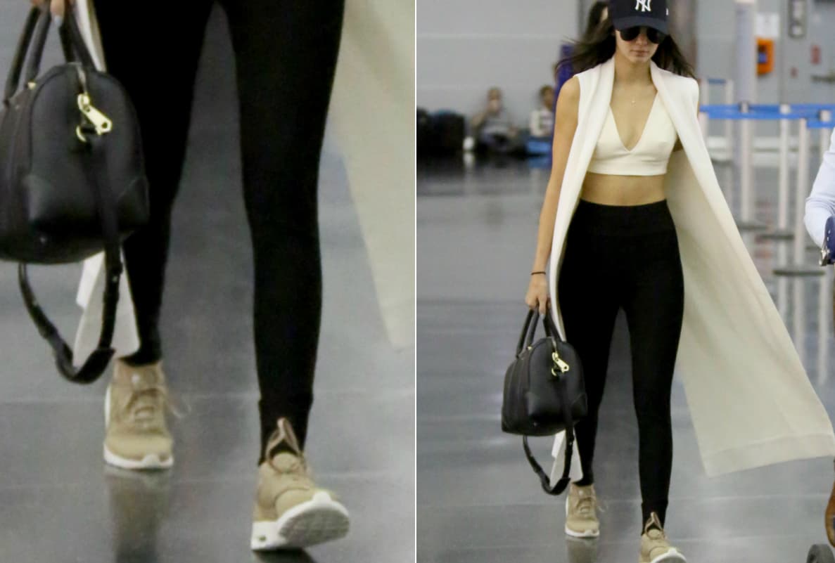 ¡Y la modelo Kendall Jenner jamás pierde el estilo! Es el ejemplo perfecto de que usar tenis aún para ir al colegio no necesariamente implica dejar de lado el glamour.