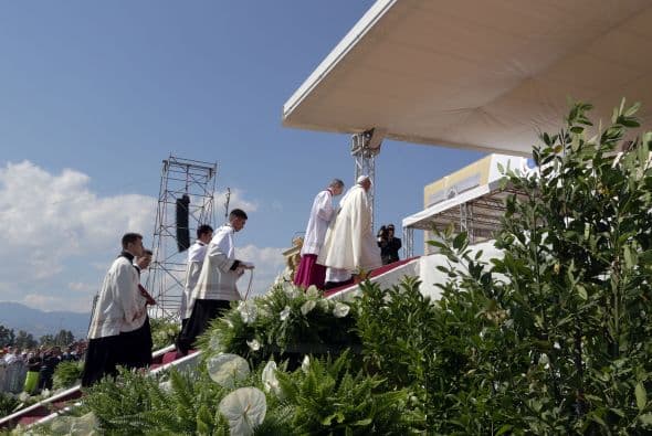 Allí el pasado marzo murió asesinado el sacerdote Lazzaro Longobardi tras negarse a aceptar una extorsión.