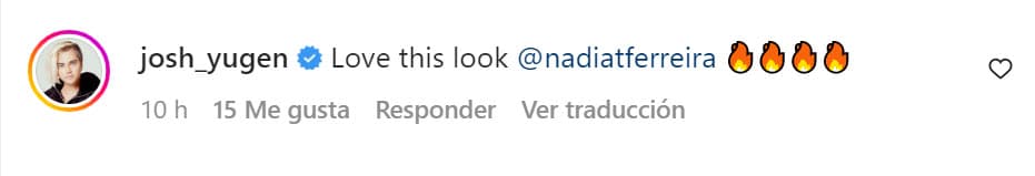 Josh Yugen, un miembro de la alta sociedad filipina y de Dubai y experto en moda, coincidió con varios de los seguidores de 
<b><a href="https://www.univision.com/famosos/nadia-ferreira-marc-anthony-bebe-perro" target="_blank">la prometida de Marc Anthony</a></b> en cuanto al deslumbrante look que decidió ponerse para pasear por la ciudad de Nueva York.