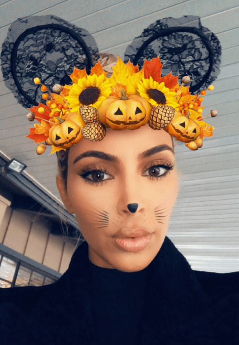 Hasta utilizó distintos filtros para despistar a sus millones de seguidores.