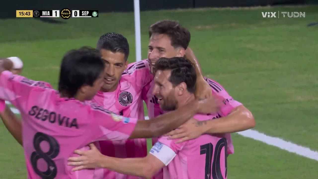 ¡Gol de Inter Miami! Contragolpe letal de Allende que agarra mal parada a la defensa