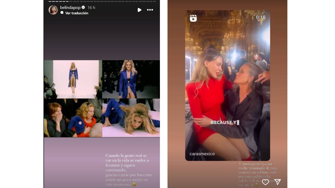 Belinda se cae en pasarela de L'Oreal en la Semana de la Moda de París: esto cuestan sus botas.