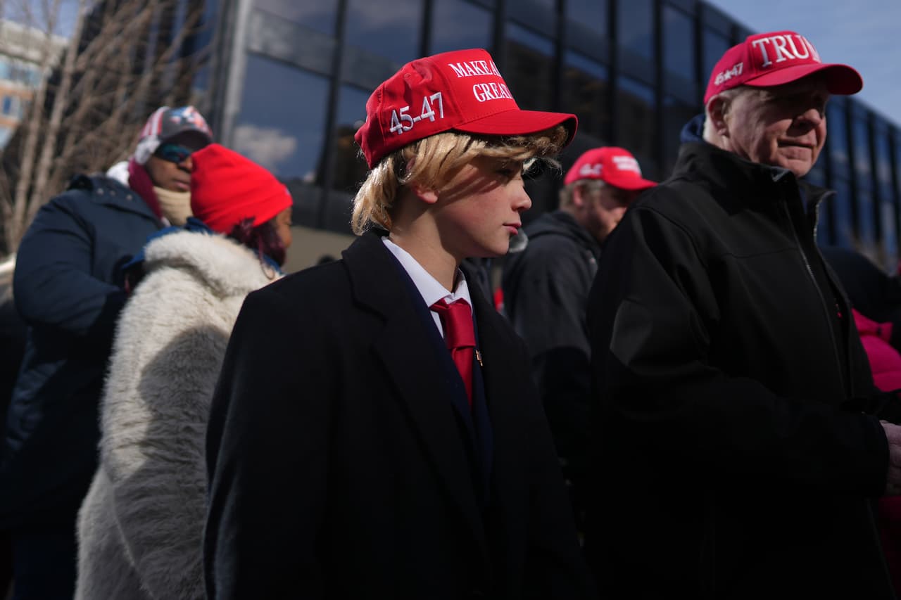 La toma de posesión de Trump, 20 de enero de 2025.