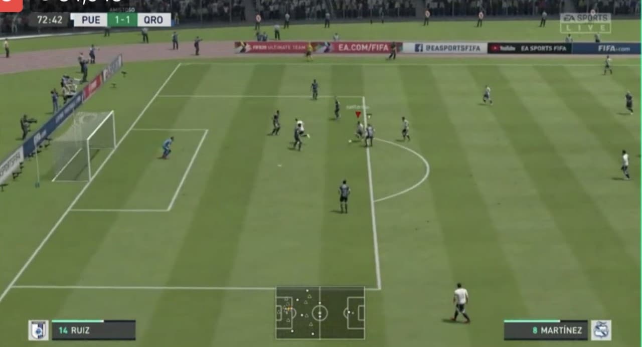 Jimmy Gómez le pone fin a la racha ganadora del Puebla de Santiago Ormeño.