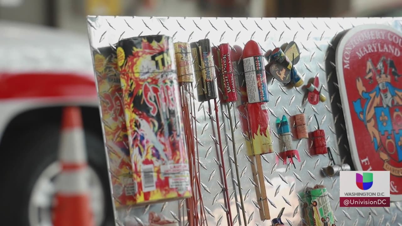 Impresionante incendio en Montgomery causado por fuegos artificiales