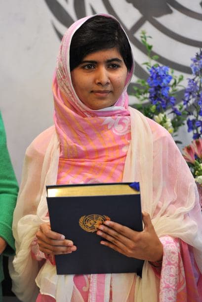 La joven paquistaní Malala Yousafzai, de 16 años, es otra de las Líderes de Time. Ella demanda educación y oportunidades. Y se rehusa a bajar la cabeza.