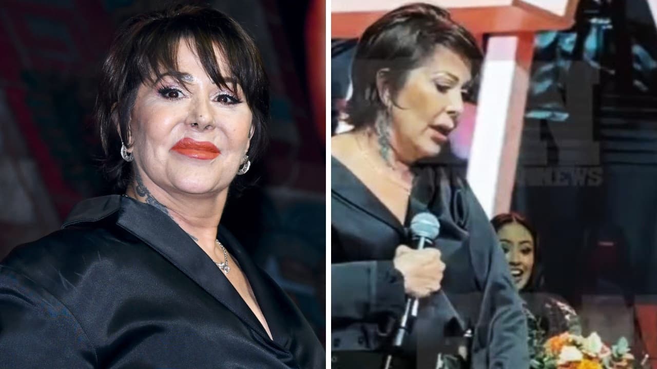 Alejandra Guzmán reaparece tras aparatosa caída y rompe reconocimiento en pleno evento