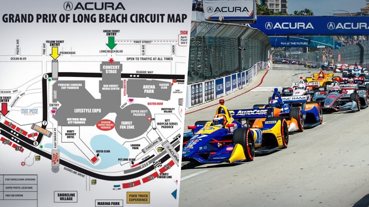 Gran Premio Acura de Long Beach: Calles cerradas, tenemos zonas y horas de los cierres