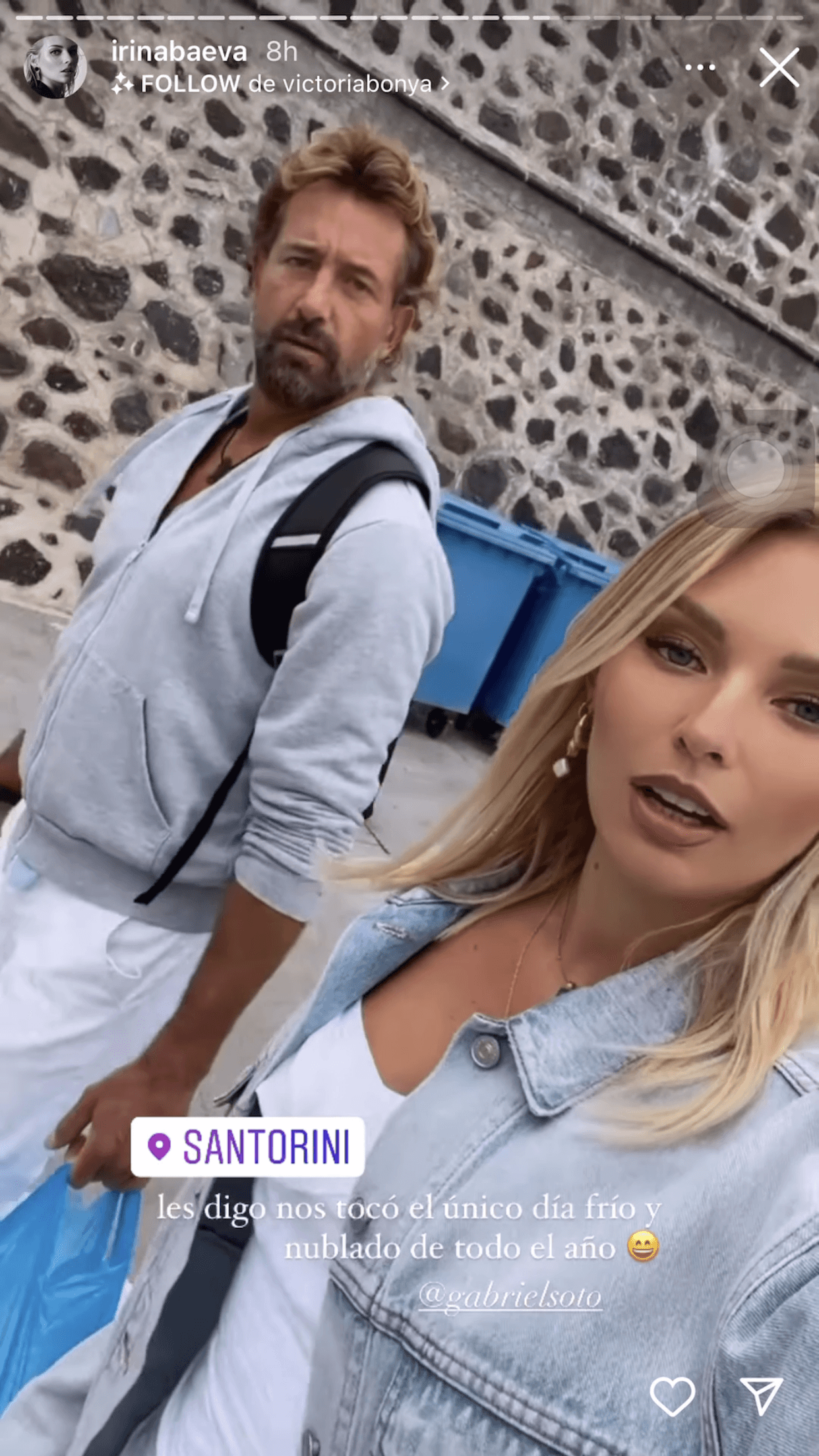 <b>"Cree que nos vamos a perder"</b>, dijo Irina Baeva sobre la reacción de Gabriel Soto. 
<br>