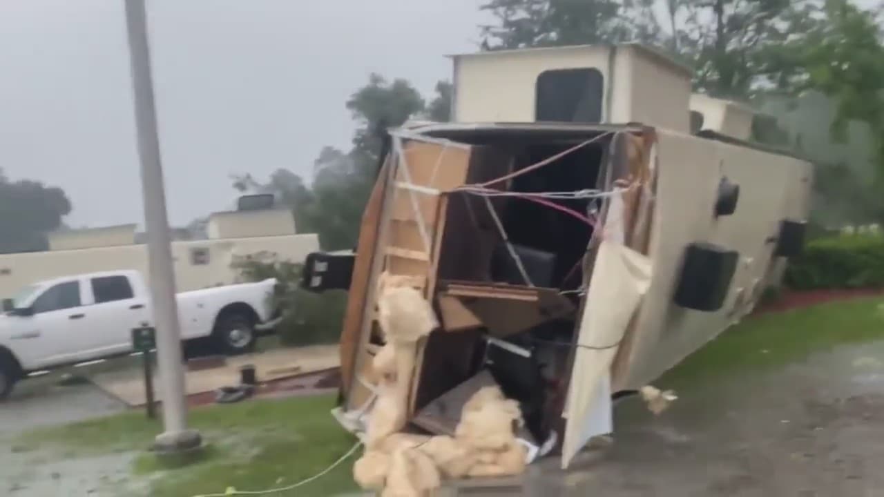Elsa causa daños en la zona costera de Georgia: 10 personas resultaron heridas