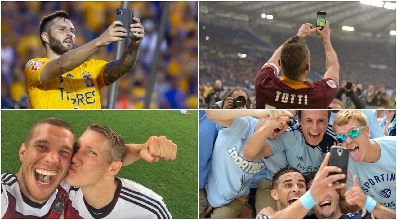 André-Pierre Gignac sorprendió con un festejo que popularizó el italiano Franceso Totti cuando jugaba para la Roma.