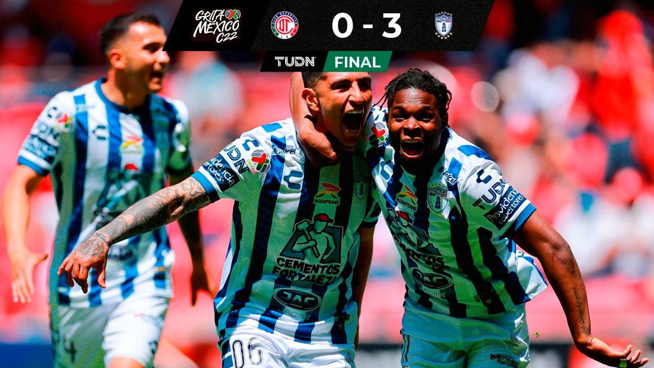 Toluca no pudo hacer mucho ante la ofensiva de Pachuca que los termina venciendo en el Nemesio Díez