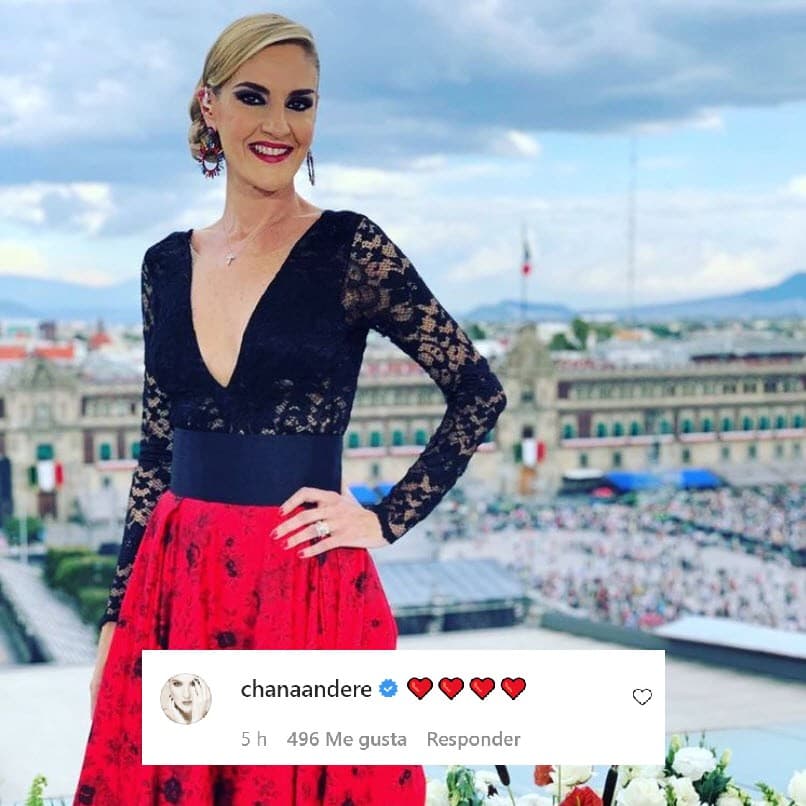 Chantal Andere, quien la hizo sufrir en la telenovela 'Antes muertas que Lichita', también reaccionó al anuncio.