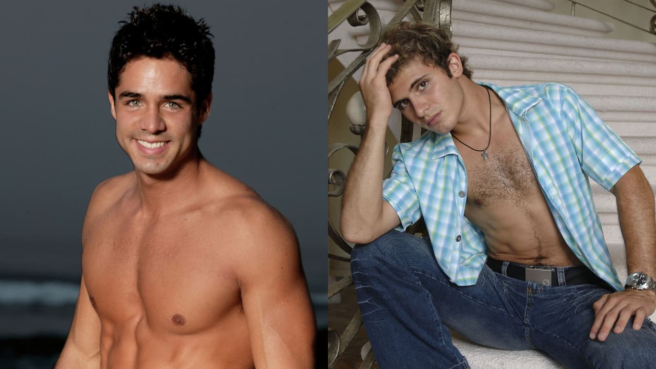 Así se veían José Ron e Imanol en Código Postal.