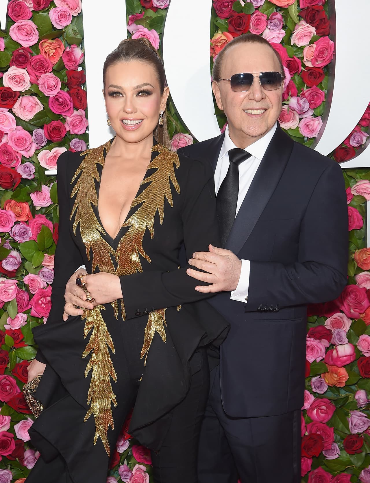 Thalia y Tommy Mottola
