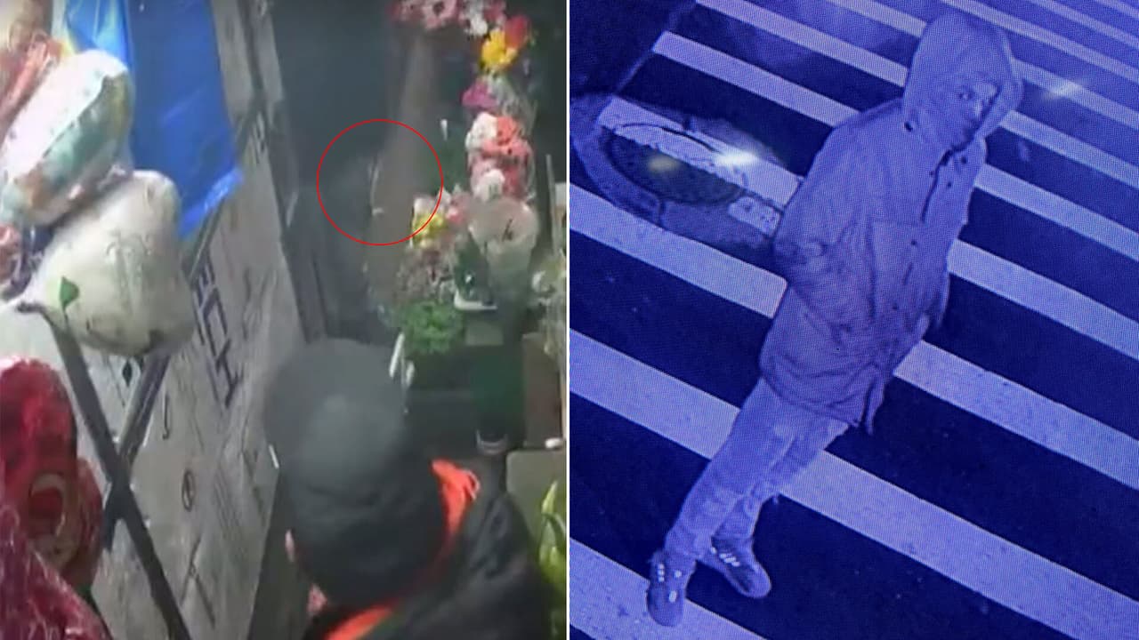 Video muestra momento en que un florista hispano se defiende de un robo y asusta al ladrón 