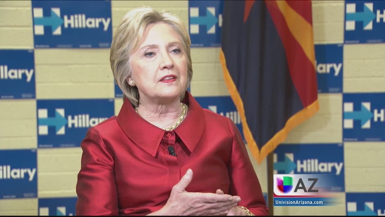 Entrevista con Hillary Clinton: "Trabajaré para detener las redadas"