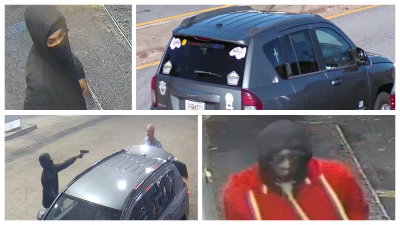 A punta de pistola, buscan a sospechosos que le robaron a un hombre su auto en el condado de Gwinnett