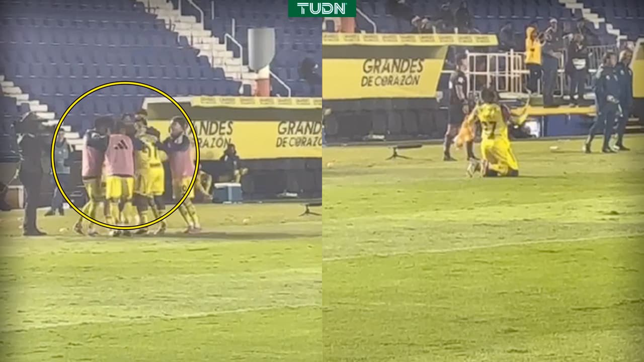 ¡Con su mejor amigo! Así fue el festejo de Saint-Maximin que no se vio en TV