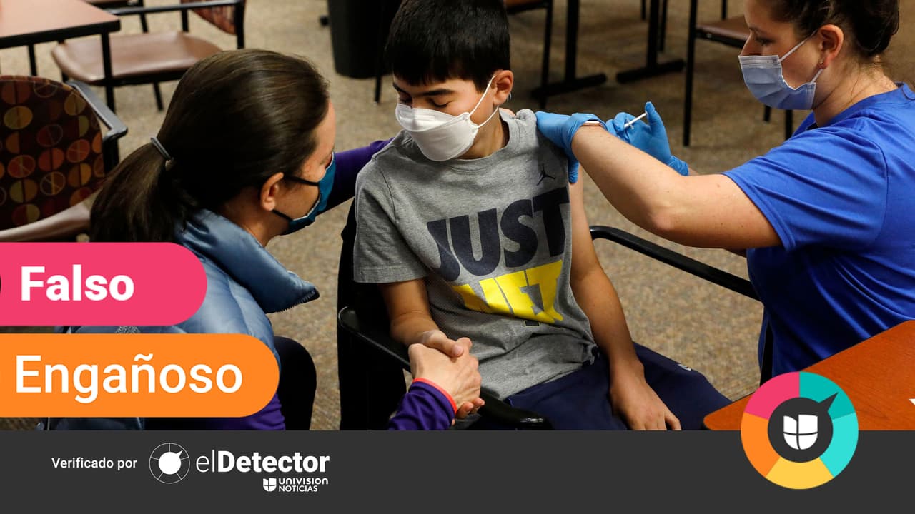 Es falso que los niños y adolescentes sean 'conejillos de Indias' de las vacunas contra el covid-19