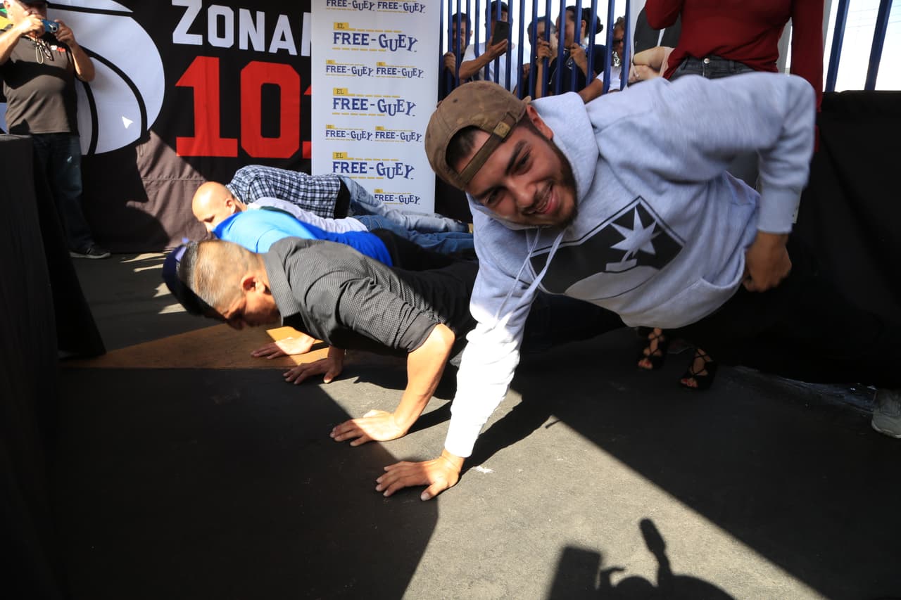 El Free-guey show es muy querido por su público y estas fotos lo demuestran.