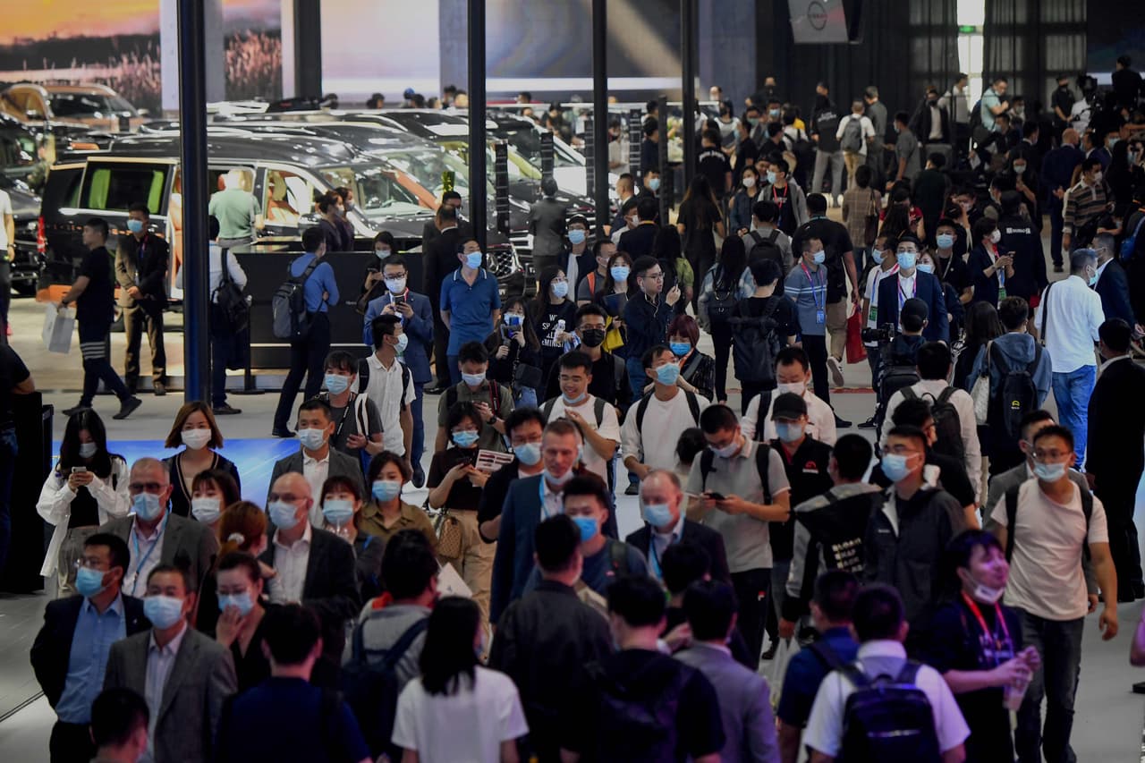 📷 A pesar de la pandemia, el Auto Show de Beijing abre sus puertas al público
