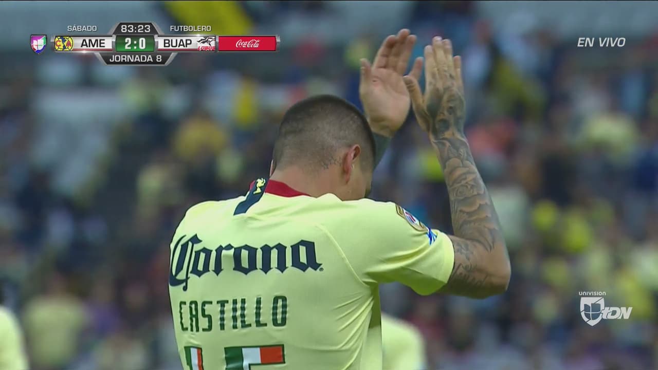 ¡Se redimió! Nicolás Castillo ya encontró su primera diana con América