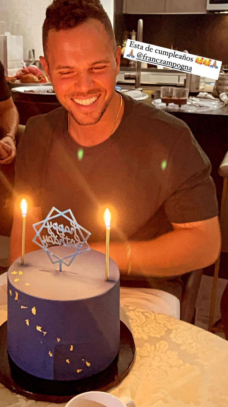 La celebración comenzó el fin de semana. El empresario de raíces italianas estuvo acompañado de su esposa y de varias personas cercanas a la familia Zampogna.