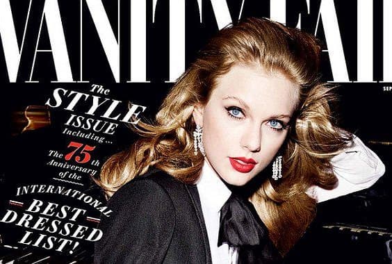Taylor Swift será la portada de la edición de septiembre de la revista 'Vanity Fair'.