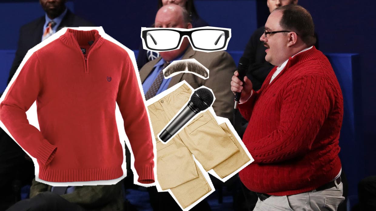 Ken Bone tuvo sus 5 minutos de fama y, por supuesto,
<a href="http://www.univision.com/estilo-de-vida/trending/el-look-de-ken-bone-y-su-sueter-rojo-se-convierte-en-el-disfraz-de-halloween-mas-buscado">inspiró el disfraz</a> más fácil de todos.
